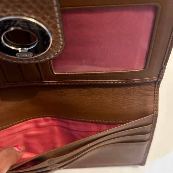 Coach Brown Signature Wallet viintge - Picture 5 of 7
